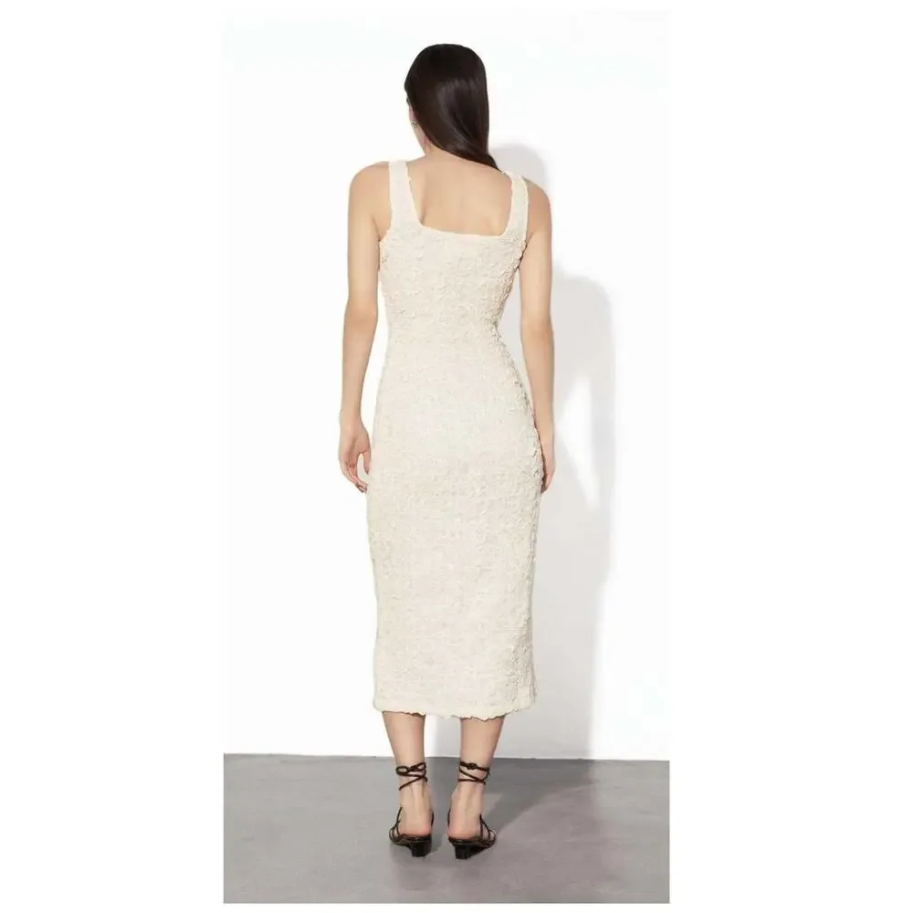 NWT Mara Hoffman Sloan Textured Sleeveless Column Midi-Dress Size XL - Picture 5 of 16